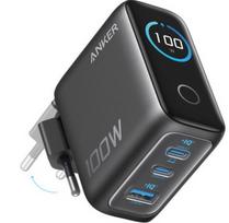 Anker Charger (100W, 3 Ports, Smart Display) with USB-C Cable | B121BGZ1