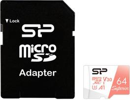 Silicon Power memory card microSDXC 64GB Superior A1 + adapter | SP064GBSTXDV3V20SP
