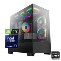 "Powered By MSI" Kompiuteris "ULTRA K" | Intel® Core™ Ultra 5 250KF Plus (18 Cores, nuo 3.3 GHz iki 5.3 GHz) | MSI B860M GAMING PLUS WIFI | 32GB DDR5 (2x16GB) | 1TB NV3 M.2 2280 PCIe 4.0 NVMe SSD | MSI GeForce RTX™ 5060 Ti 8G 2X OC | 260398_a | RTX IT'S' ON, DLSS 4, Ray Tracing, Reflex 2, AI PC, NVIDIA Studio | Dovana RGB žaidimų klaviatūra ir pelė