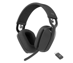 Logitech Zone Vibe Wireless UC Belaidės ausinės, USB-C Bluetooth receiver, Graphite | 981-001199