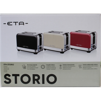 IŠPARDAVIMAS. ETA ETA916690040 STORIO Toaster, Power 930 W, 2 slots, Stainless steel, Beige | Storio Toaster | ETA916690040 | Power 930 W | Housing material Stainless steel | Beige | PAŽEISTA PAKUOTĖ, DEMO | ETA916690040SO