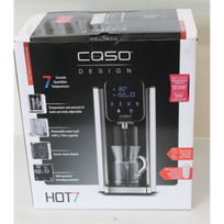 IŠPARDAVIMAS. Caso 01875 HOT 7 Turbo Hot water dispenser, Capacity 2.7 L, Black/Stainless Steel | IŠPARDAVIMAS. Caso Turbo Hot Water Dispenser | Hot7 | Water Dispenser | 2200 W | 2.7 L | Plastic/Stainless Steel | Black/Stainless Steel | IŠPAKUOTA, NAUDOTAS | 01875SO