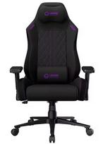 LORGAR CHA41, Ergonomic Gaming Chair Advanced, premium anti-stain fabric, Black/purple | LRG-CHA41-BK-PR