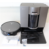 IŠPARDAVIMAS. Ecovacs DEEBOT X11 OMNICYCLONE EU Vacuum & mop, Wet&Dry,with new bagless All-in-One OmniCyclone station, Black (with brown shimmer | Ecovacs Robot Vacuum Cleaner with New Bagless All-in-One OmniCyclone Station | DEEBOT X11 OMNICYCLONE EU | Wet&Dry | 6400 mAh | 19500 Pa | Black | ITEM NAUDOTAS, NEŠVARUS AND SUBRĖŽTAS. MISSING BRUSH | DEEBOT X11 OMNICYCLONESO