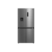 Midea Refrigerator | MDRM632FGD46W | Energy efficiency class D | Free standing | Height 177.5 cm | Side by Side | No Frost system | Fridge net capacity 301 L | Freezer net capacity 169 L | 37 dB | Stainless steel
