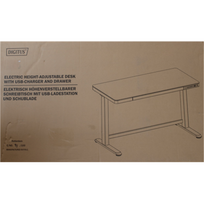 IŠPARDAVIMAS. Electric Height Adjustable Desk | Height adjustment 72 - 121 cm | Maximum load weight 50 kg | Metal | White | 24 month(s) | PAŽEISTA PAKUOTĖ, DEMO | DA-90406SO