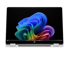 HP OmniBook 5 Flip NG AI 14-km0001nnx - Ultra 7 355, 32GB LPDDR5X 7467 on-board, 512GB , Touch/14.0 2K (1920x1200) OLED, Glacier Silver DF+ AI logo - 5MP IR TNR, Not Included 65W AC Adapter, Win 11 Home, 1 years | DL5T3EA#ABB