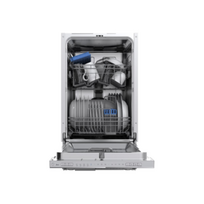Midea Dishwasher | MDWEB1004LS-W | Built-in | Width 45 cm | Number of place settings 10 | Number of programs 8 | Energy efficiency class Class E | Display | Silver