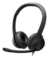 Logitech H390 Wired Headset, USB-C, Black | 981-001576