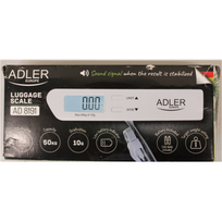 IŠPARDAVIMAS. Adler Travel Luggage Scale | AD 8191 | Maximum weight (capacity) 50 kg | Accuracy 10 g | Grey | PAŽEISTA PAKUOTĖ | AD 8191SO