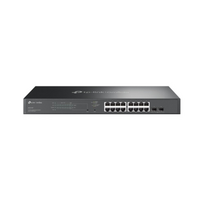 TP-Link Omada 18-Port Gigabit Smart Šakotuvas su 16-Port PoE+ | SG2218P
