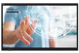 PRESTIGIO SOLUTIONS Multiboard 75-inch Light Series Gen 7, Android 14, Google EDLA, AI button, 8/128GB, 50TP, black | PSMB018L757