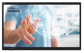 PRESTIGIO SOLUTIONS Multiboard 65-inch Light Series Gen 7, Android 14, Google EDLA, AI button, 8/128GB, 50TP, black | PSMB018L657