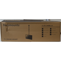 IŠPARDAVIMAS. Neomounts CL35-340BL12 Monitor/TV mount ceiling 1 screen - 23-42" - max 50 kg - VESA 100x100-200x200 - h 106-156 cm - black | Neomounts CL35-340BL12 Monitor/TV mount Ceiling | Adjustable Height, Rotate, Tilt, Swivel | 23-42 " | Maximum weight (capacity) 50 kg | PAŽEISTA PAKUOTĖ | Black | CL35-340BL12SO