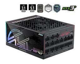Power Supply|MSI|MPG Ai1300TS PCIE5|ATX|PC|100 - 240 V|1300 W|MPGAI1300TSPCIE5