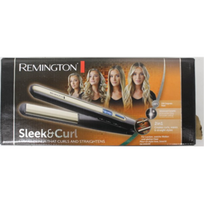 IŠPARDAVIMAS. | Remington Hair Straightener | S6500 Sleek & Curl | Warranty 24 month(s) | Ceramic heating system | Display Yes | Temperature (max) 230 °C | Black | PAŽEISTA PAKUOTĖ | S6500SO