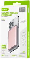 D-Fruit power bank 5000mAh Wireless DF176, pink | 50540