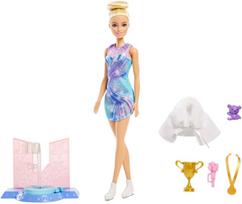 Lėlė su priedais Mattel Barbie You Can Be Anything Ice Skating JKB48, 30 cm, įvairių spalvų