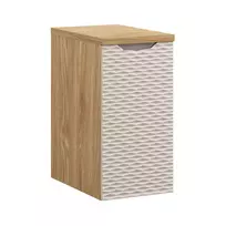 Pakabinama vonios spintelė su stalviršiu Ocean Beige, 30 cm, smėlinė