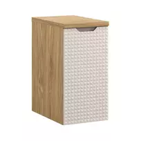 Pakabinama vonios spintelė su stalviršiu Luxor Beige, 30 cm, smėlinė
