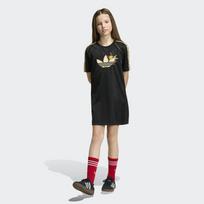 ADIDAS ORIGINALS Suknelė 'ORIGINALS X LIBERTY LONDON REGULAR' pastelinė geltona / melionų spalva / juoda / balta