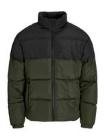 JACK & JONES Žieminė striukė 'Maze' tamsiai žalia / juoda