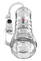 PDX ELITE VIEW TUBE VAC XXL PUMP SEE-THRU EZ-GRIP PUMP STROKER