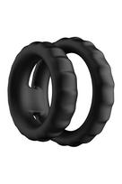 FORTO F-43 TIERED COCK AND BALL RING BLACK