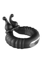 FORTO F-24 TEXTURED VIBRATING COCKRING BLACK
