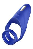 FORTO F-48 VIBRATING PERINEUM DOUBLE C-RING BLUE