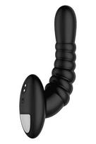 FORTO RIBBED PRO VIBRATING MASSAGER BLACK