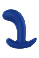 FORTO CURVED VIBRATING PLUG BLUE