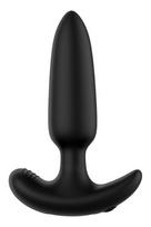 FORTO POINTED VIBRATING  PLUG BLACK