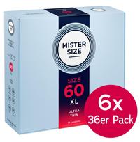 Mister Size 60mm 6xpack of36