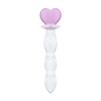 Gildo - No. 35 Glass Dildo Heart Shape - 18.8 cm