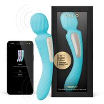 LELO - SWITCH Double Wand Vibrator - Aqua