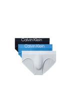 Calvin Klein Underwear Vyriškos kelnaitės tamsiai mėlyna jūros spalva / azuro spalva / pastelinė mėlyna / balta