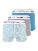 Calvin Klein Underwear Boxer trumpikės azuro spalva / pastelinė mėlyna / pilka / balta