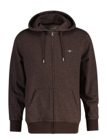 Gant - Reg Shield Full Zip Hoodie - Džemperis - Ruda