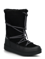 Viking - Snowcord Tall Warm Wp - Žieminiai batai su raišteliais - Juoda