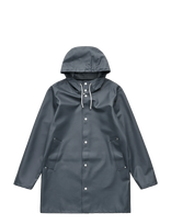 Stutterheim - Stockholm Lightweight Charcoal - Lietpaltis - Balta