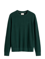Gant - Herringbone Textured C-Neck - Apvalios apykaklės megztinis - Žalia