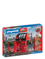 PLAYMOBIL - Stor Brandstation - Playmobil City Action - Raudona