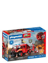 PLAYMOBIL - Brandredningsbil - Playmobil City Action - Raudona
