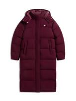Tommy Jeans Žieminis paltas 'Alaska' tamsiai violetinė