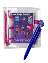 Demon Hunters - Kpop Demon Hunters Mini Notesbog Med Pen - Kalendoriai ir užrašų knygelės - Violetinė