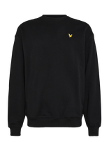 Lyle & Scott Sport - Oversized Sports Collegiate Crew Neck Sweatshirt - Sportinis megztinis - Juoda