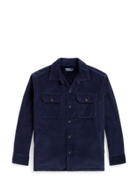 Polo Ralph Lauren - Fleece-Lined Corduroy Overshirt - Viršutiniai marškinėliai - Tamsiai mėlyna