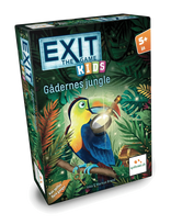 Spilbræt - Exit For Børn - Gådernes Jungle (Da) - Stalo žaidimas - Marga / raštuota