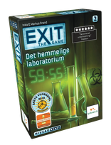 Spilbræt - Exit 2: Det Hemmelige Laboratorium (Da) - Stalo žaidimas - Marga / raštuota